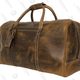 Handmade Leather Travel Duffel Bag | $120 | Amazon